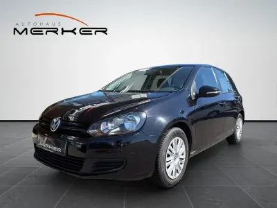 Gebraucht VW Golf VI Trendline 110 PS (80 kW) 2009 Schwarz Limousine