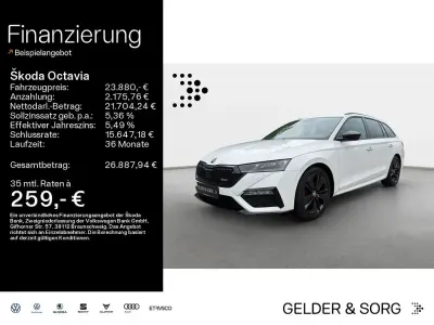 Gebraucht Skoda Octavia RS 200 PS (147 kW) 2022 Weiß Kombi