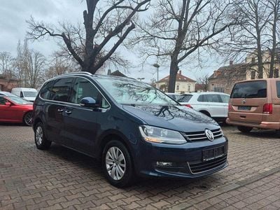 Usata VW Sharan Comfortline 150 CV (110 kW) 2015 Blu Monovolume