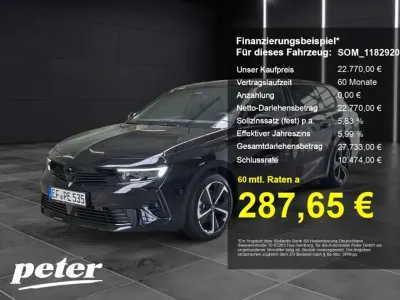 Gebraucht Opel Astra Ultimate 131 PS (96 kW) 2025 Karbon schwarz () Kleinwagen