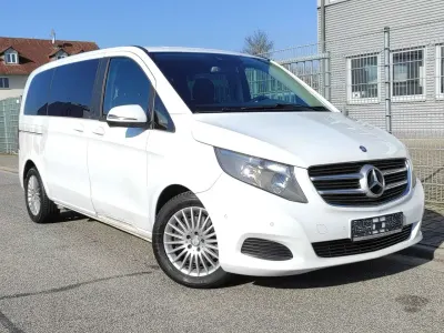 Gebraucht Mercedes V220 163 PS (119 kW) 2016 Bergkristallweiß metallic Van / Kleinbus