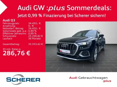 Gebraucht Audi Q3 Advanced Plus 150 PS (110 kW) 2025 Schwarz SUV