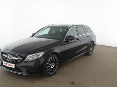 Gebraucht Mercedes C180 AMG line 156 PS (114 kW) 2019 Schwarz Kombi