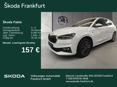 Neu Skoda Fabia Tour 95 PS (69 kW) 2025 Weiß Kleinwagen