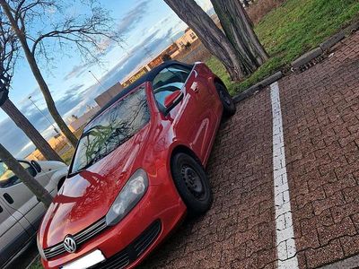 Gebraucht VW Golf Cabriolet 105 PS (77 kW) 2012 Rot Cabrio