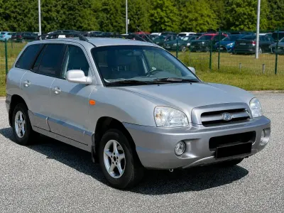 Gebraucht Hyundai Santa Fe 145 PS (106 kW) 2005 Silber SUV