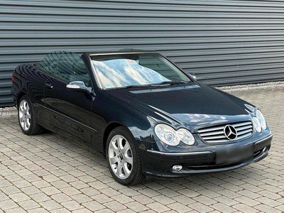 Usata Mercedes CLK200 140 CV (102 kW) 2004 Blu Cabrio