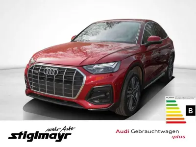 Gebraucht Audi Q5 Sportback Advanced Plus 299 PS (219 kW) 2022 Matadorrot metallic (metallic) SUV