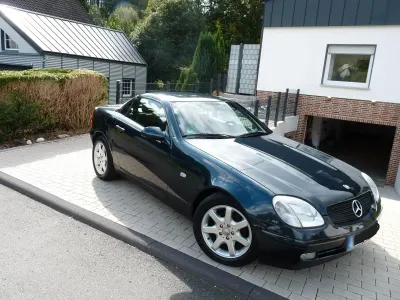 Gebraucht Mercedes SLK200 136 PS (100 kW) 1997 Schwarz Cabrio