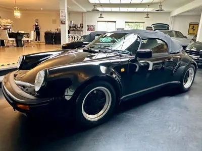 Gebraucht Porsche 911 Speedster 231 PS (169 kW) 1989 Schwarz a1 Cabrio