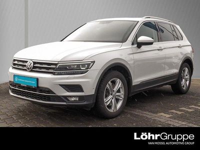 Oryxweiß perlmutteffekt Gebraucht 2018 VW Tiguan Highline SUV | 23.480 € (Superpreis)