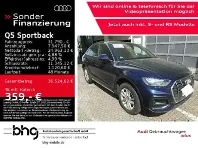 Gebraucht Audi Q5 Sportback Advanced Plus 299 PS (219 kW) 2021 Blau SUV