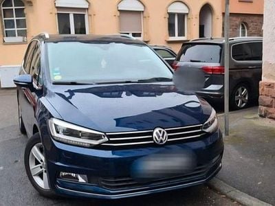 Gebraucht VW Touran Highline 190 PS (139 kW) 2016 Blau Van / Kleinbus