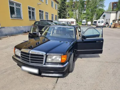 Brugt Mercedes S420 165 HK (121 kW) 1988 Sort Sedan