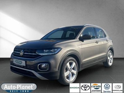 Gebraucht VW T-Cross Style 110 PS (80 kW) 2021 Limestone grey metallic (metallic) SUV