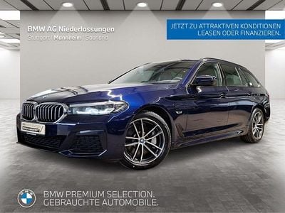 Second-hand BMW 530e M Sport 184 CP (135 kW) 2022 Albastru Break