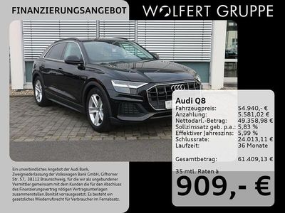 Orcaschwarz metallic Gebraucht 2021 Audi Q8 Ambiente SUV | 54.940 € (Fairer Preis)