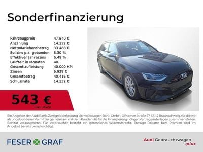 Second-hand Audi S4 Ambiente 341 CP (250 kW) 2022 Negru Break