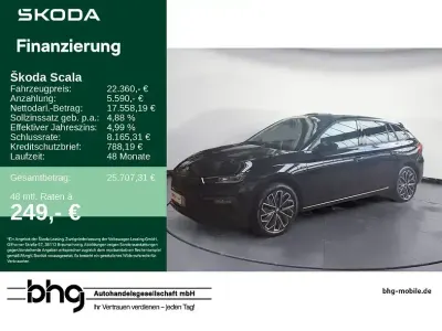 Gebraucht Skoda Scala Tour 116 PS (85 kW) 2025 Blackmagic perleffekt Kleinwagen