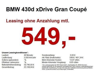 Grau Gebraucht 2025 BMW 430 Gran Coupé M Sport Coupé | 52.740 € (Guter Preis)