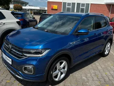 Gebraucht VW T-Cross Style 110 PS (80 kW) 2021 Reef blue metallic SUV