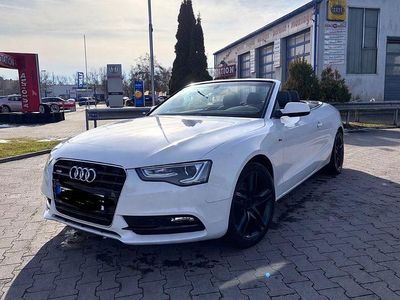 Gebraucht Audi A5 Cabriolet S-Line 170 PS (125 kW) 2013 Weiß Cabrio
