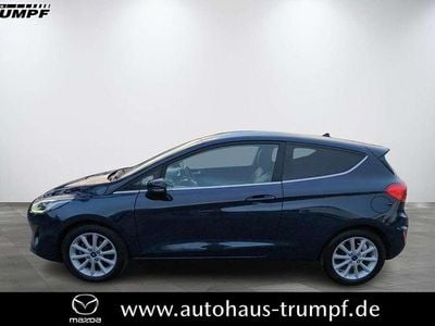 Gebraucht Ford Fiesta Titanium 101 PS (74 kW) 2018 Blazerblau Kleinwagen