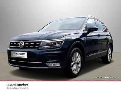 gebraucht VW Tiguan Highline 2.0TDI DSG AHK Navi Kamera Pano