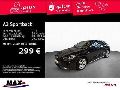 Gebraucht Audi A3 S-Line 150 PS (110 kW) 2025 Mythosschwarz metallic Limousine