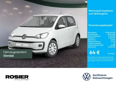 Gebraucht VW up! 68 PS (50 kW) 2021 Weiß Kleinwagen