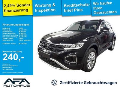 Schwarz Gebraucht 2025 VW T-Roc Life SUV | 28.117 € (Superpreis)