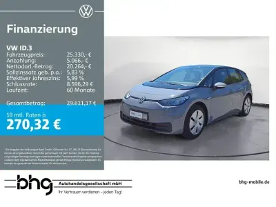 Gebraucht VW ID.3 Pro Performance 150 kW (204 PS) 2023 Mondsteingrau/schwarz Kleinwagen