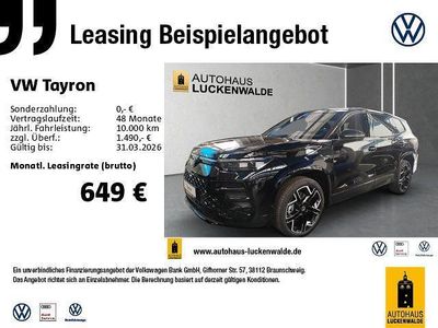 Neu VW Tayron R-line 193 PS (141 kW) 2025 Schwarz SUV