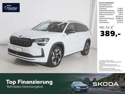 Moonweißmetallic Gebraucht 2025 Skoda Kodiaq SportLine SUV | 45.980 € (Guter Preis)