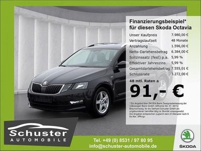 Schwarz Gebraucht 2017 Skoda Octavia Drive Kombi | 7.980 € (Guter Preis)