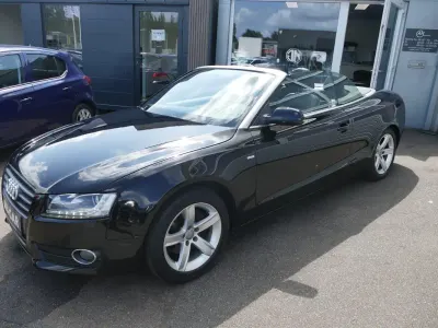 Gebraucht Audi A5 Cabriolet S-Line 179 PS (131 kW) 2009 Schwarz Cabrio