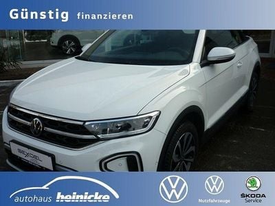 Gebraucht VW T-Roc Cabriolet Style 150 PS (110 kW) 2022 Weiß Cabrio