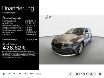 Gebraucht Skoda Superb 200 PS (147 kW) 2022 Graphitegrau metallic Kombi