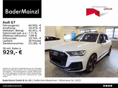 gebraucht Audi Q7 55 TFSI quattro S line 7-S. AHK B&O HUD Pano