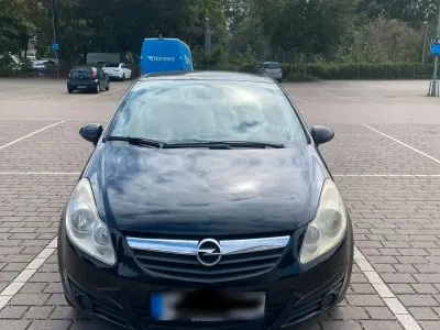 Gebraucht Opel Corsa 60 PS (44 kW) 2008 Schwarz Kleinwagen