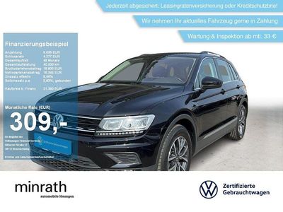 Gebraucht VW Tiguan Comfortline 150 PS (110 kW) 2020 Schwarz SUV
