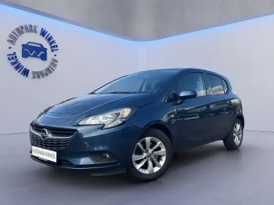 Używany Opel Corsa drive 101 KM (74 kW) 2016 Niebieski Hatchback