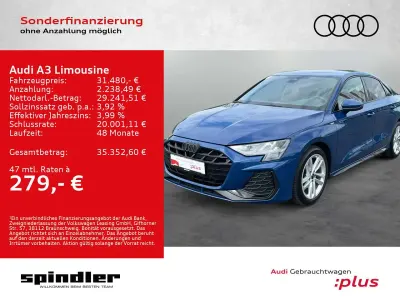 Gebraucht Audi A3 S-Line 150 PS (110 kW) 2025 Ascariblau metallic Limousine