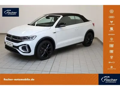 Neu VW T-Roc Cabriolet R-line 150 PS (110 kW) 2026 Pure white / dach schwarz Cabrio
