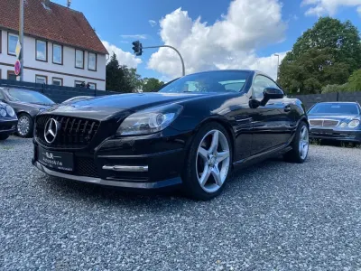 Gebraucht Mercedes SLK200 AMG line 184 PS (135 kW) 2011 Schwarz Cabrio