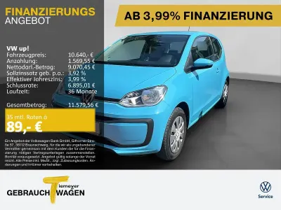 Occasion VW up! Move 65 ch (47 kW) 2022 Bleue Citadine