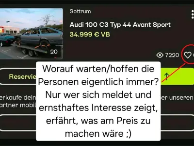 Gebraucht Audi 100 Sport 136 PS (100 kW) 1990 Grau Kombi