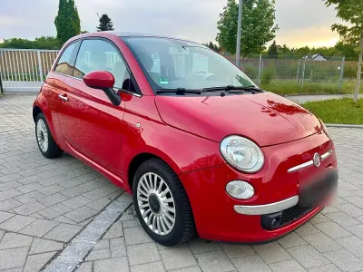 Używany Fiat 500 Lounge 86 KM (63 kW) 2011 Czerwony Hatchback