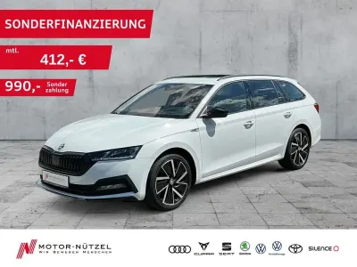 Gebraucht Skoda Octavia SportLine 190 PS (139 kW) 2022 Weiß Kombi