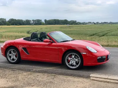 Gebraucht Porsche Boxster 280 PS (205 kW) 2005 Rot Cabrio